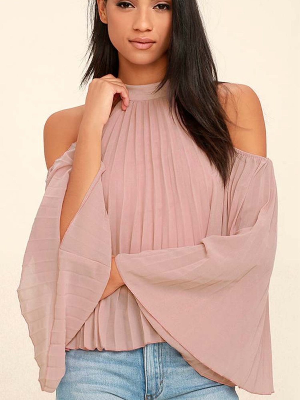 Casting LA Cheerful Little Earful Mauve Pink Top
